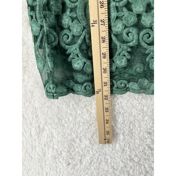 Soft Surroundings Tunic Womens Large Petite LP Silk Tessa Embroidered Fairycore - Picture 2 of 8